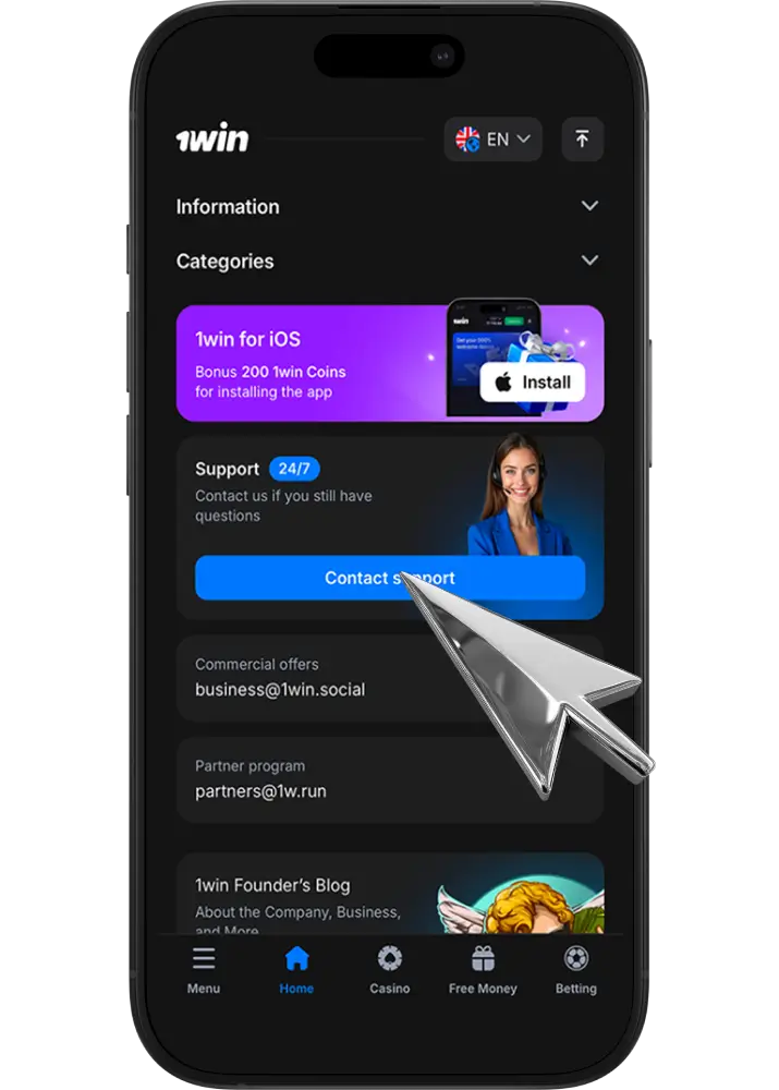 1win customer care number in india 24x7